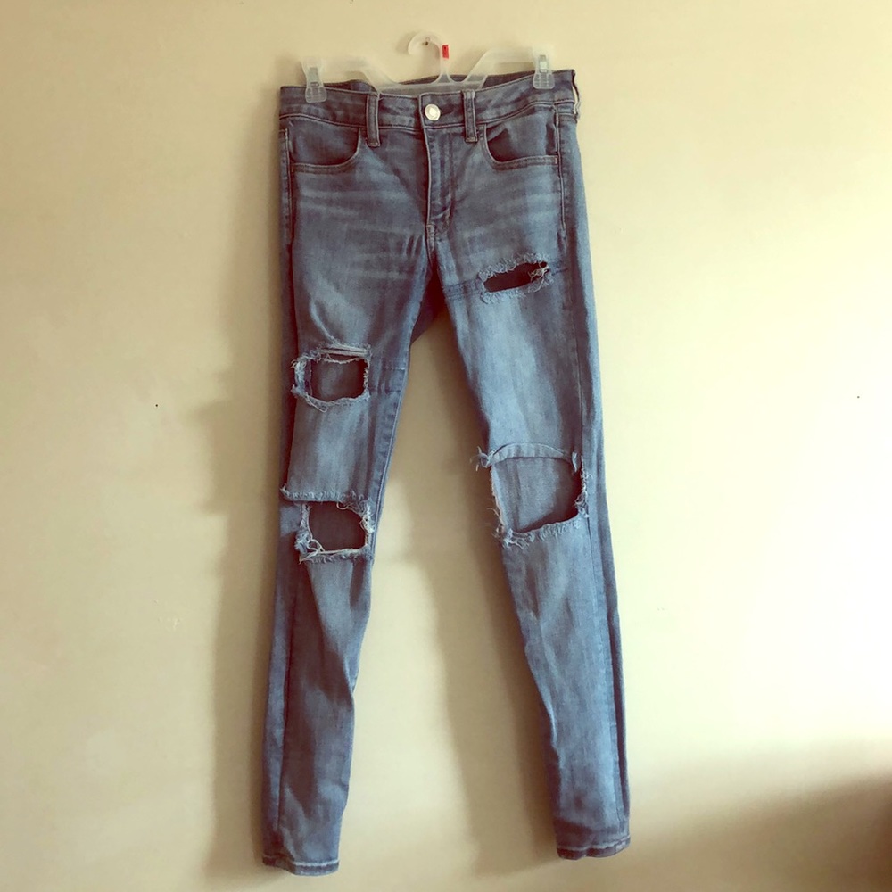 American Eagle super super stretch jeans